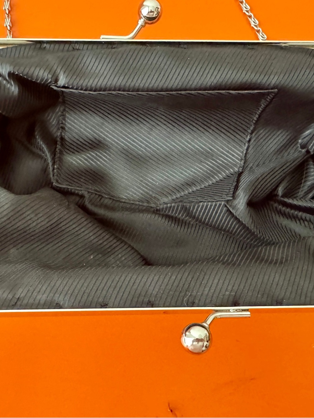 Beautiful Black Beaded Evening Bag, Lovely! - Picture 3 of 4